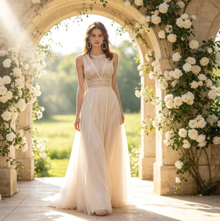 Boho Brautkleid